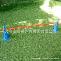 Adjustable Height Soccer Training Hurdles and Cones Set for Agility Drills