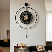 Vinyl Record Style Clock Oversized Vinyl Record Clock Vintage for Living Room