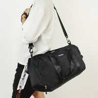 Outdoor Wet Dry Separation Sports Gym Bag with Shoe Compartment Waterproof Travel Duffel