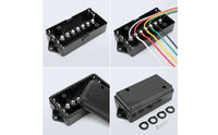 7 Way Trailer Cord Heavy Duty 7 Way Trailer Junction Box Black for RV