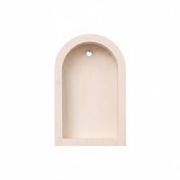 3 Pieces Minimalist Black Wooden Wall Shelf Decorative Arched Wall Shelf Boho Aesthetic Home Decor Space Saving for Living Room, Bedroom
