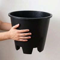 15 Large Plant Pots, 32cm Round Heavy Duty Outdoor Planter, Breathable Garden Pots with Drainage Holes for Flowers & Shrubs