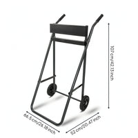 Outboards Motor Cart Heavy Duty Outboards Motor Stand Rust Resistant Wheeled Carrier for Garage, Docks, Workshops
