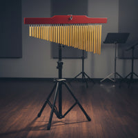 Wind Chime with Stand Gold-Finished 36-Note Wind Chime Concert-Ready Percussion Instrument for Percussionists, Instrumentalists