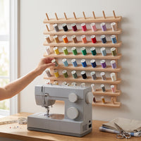 Thread Spool Storage Rack for Sewing, Embroidery, and Crafting