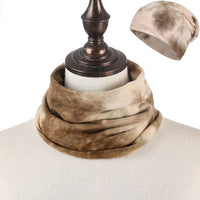 Unisex Cotton Blend Thick Warm Neck Warmer Beanie Set