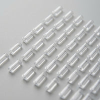 2.6mm Transparent Glass Color Fuse Beads Kit for DIY Crafts, Same Color as MG