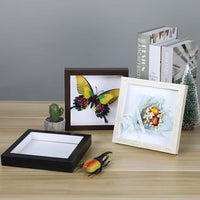 Hollow 2cm Deep Quilling Art Photo Frame for Home Decor and Handmade Artwork Display
