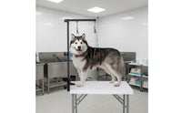 Grooming Table Restraint Noose Rust-Resistant Grooming Table Noose No-Sit Haunch Holder Padded Loops Belly Loop Restraint