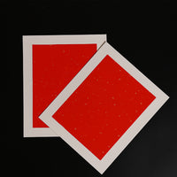 Thickened Blank Xuan Paper Round Cardboard Mirror Painting Watercolor Children's Drawing Graffiti Fan-shaped Red Wedding Book