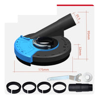 Angle Grinder Dust Shroud with Locating Rings Wear-Resistant for Contractors