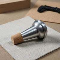 Metal Suona Mute 11 Cm Tall Cork-Topped Mute Flared Base Wind Instrument Part