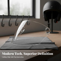 Anti-Fog Motorcycle Helmet Visor Protection Helmet Windshield Windproof Crystal-Clear