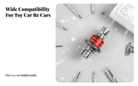 RC Car Front Rear Differential Universal Fit Front Rear Differential High Durability Steel Bevel Gear for Outdoor Bashing