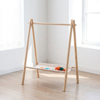 Stable Pet Clothes Rack with Shelf Minimalist Pet Clothes Rack Lightweight Garment Display Stand Compact for Nursery