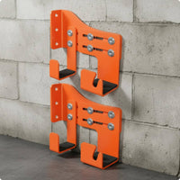 2 Pieces Logging Tool Wall Storage Space-Saving Logging Tool Hook Rack Heavy-Duty Organization System for Shed, Outdoor