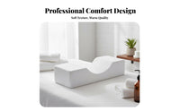 Removable Cover Eyelash Extension Pillow Side Pockets U-Shaped Lash Pillow for Estheticians, Tattoo Artists, Spa, Facial Treatments