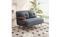 Folding Sofa Bed Padded Sofa with Pull out Bed Fold out Floor Couch Sleek Space-Saving for Guests, Small Apartments