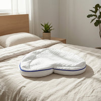 Contoured Leg Pillow Cover Comfortable Knee Pillow Cover Skin-Friendly Replacement Pillowcase Long-Lasting for Bedroom