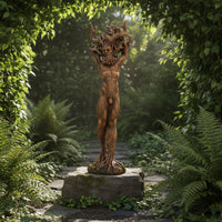 Mother Nature Statue Resin Craft Mother Nature Statue Mythological Decor Figurine for Fantasy Lovers, Gardeners, Garden, Bookshelf