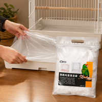 Dayang 6047 Birdcage Tray Cleaning Bag, Disposable Pet Feces Pad, Parrot Poop Collection Supplies