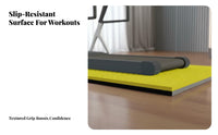 Anti-Vibration Treadmill Mat Non-Slip Treadmill Mat Pad Wear Resistant Shock Absorbing Floor Pad Thickened Design for Apartment Dwellers, Home Gym, Apartments, Upstairs Rooms