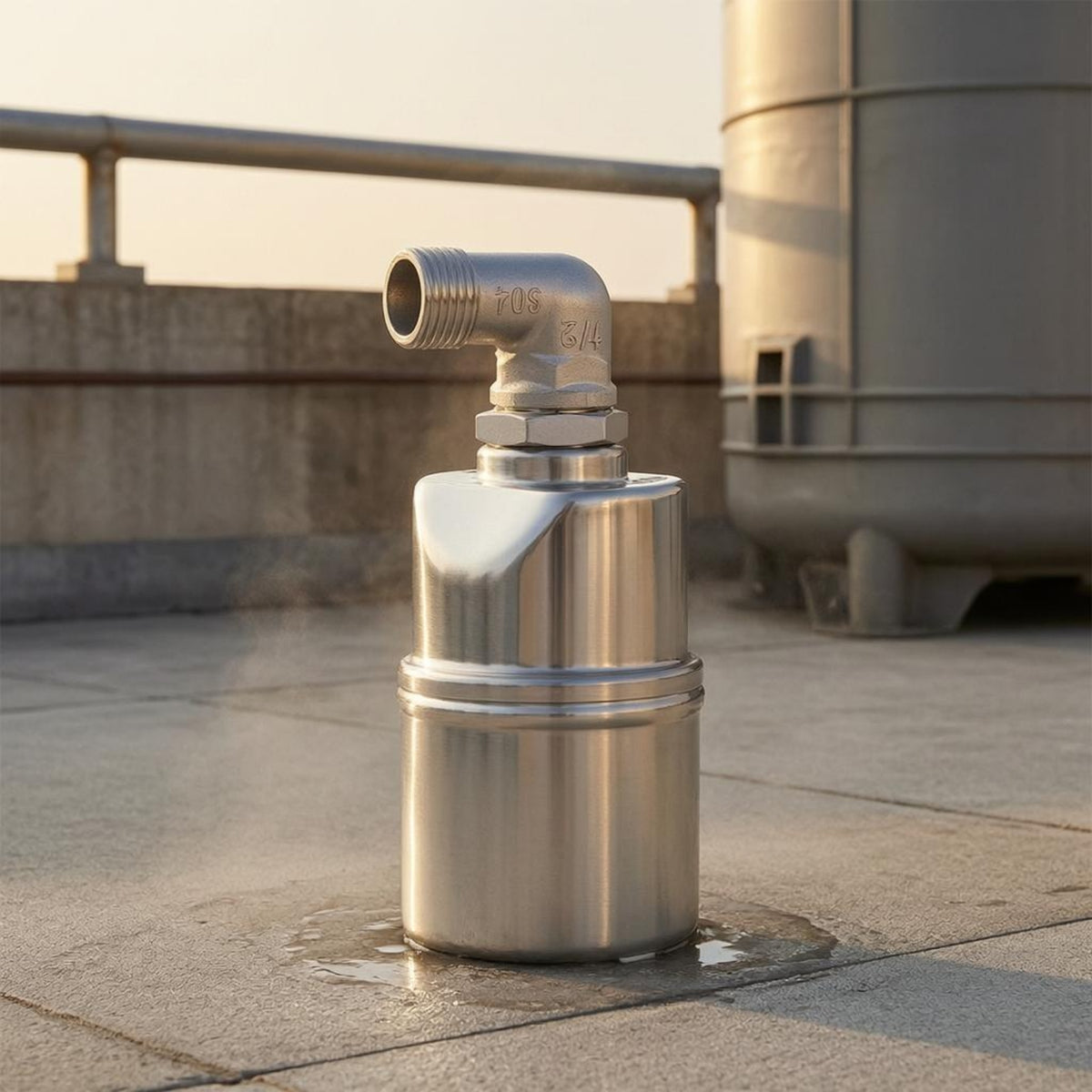 Food-Grade Automatic Buoyant Regulator Valve Polished Finish Stainless Steel Buoyant Regulator Valve