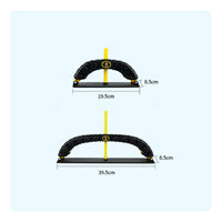Hook and Loop Fastening Arc-Shaped-Shaped Sandpaper Holder Non-Slip Grip Curved Surface Sander for DIY Enthusiasts, Garage