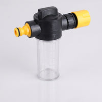 Garden Hose Foam Sprayer for Car Cleaning and Detailing, Adjustable Foam Lance with Dispenser Bottle, Pressure Washer Quick Connect, Spray Nozzle
