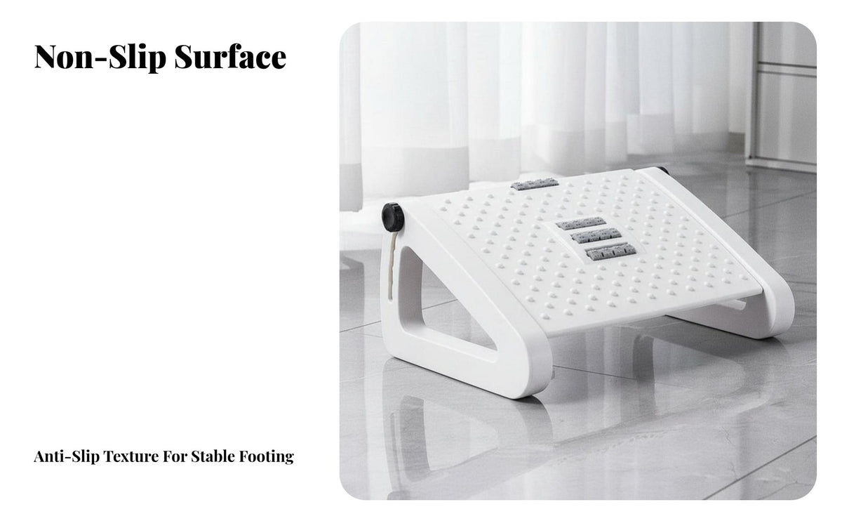 Improves Posture beneath-desk Footrest Anti-Slip Surface Foot foundation Relieves Fatigue Footstool Portable for distant Workers, Students, gaming enthusiasts, Workstation, Study Room, Gaming Setup, on the mobile