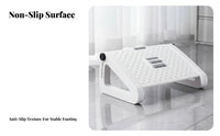 Improves Posture beneath-desk Footrest Anti-Slip Surface Foot foundation Relieves Fatigue Footstool Portable for distant Workers, Students, gaming enthusiasts, Workstation, Study Room, Gaming Setup, on the mobile