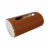 Metal Tissue Box Cover Long-Lasting Tissue Box Organizer Elegant for Living Room