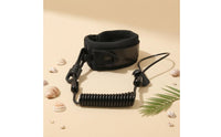Anti-Loss Padded Cuff Leash Attachment Hardware Coiled Leash for Diving, Surfing