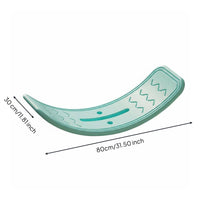 Curved Balance Board Opening Ended Play Wobble Board Non-Slip Surface Physical Activity Toy for Playroom