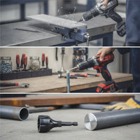 Deburring Tool with Hex Shank Removing Burr External Chamfer Tool Deburring Drill Bit Smoother Cut Chamfer Drill Bit Three-Edge