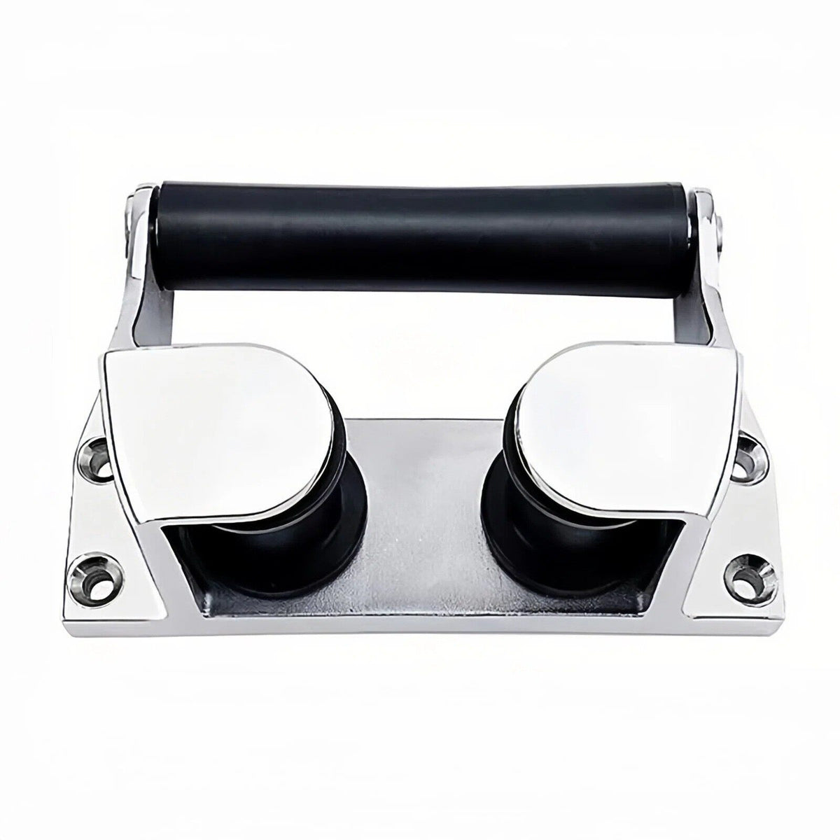 316 Stainless Steel Rope Guide Roller Bracket Marine Grade Boat Fairlead Roller Mirror Polished Boat Bow Fairlead Rustproof for Yachts