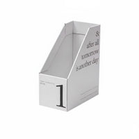 foldable upright document Holder Large Capacity Foldable periodical document Space Saving Desktop Organizer Easy Assembly for Students, Home Users, educators, Study Room, storage shelf, Classroom, Library