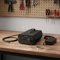 DIY Nickel Strip Point Welder Digital Display Capacitor Point Welder LCD Screen Power Tool for Workshop, Garage, Repair Bench
