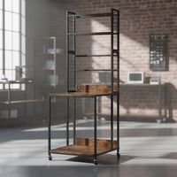 3D Printer Stand with Filament Rack Sturdy for Studio, Makers
