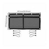 Multiple Compartments Mesh Boat Storage Bag Easy to Install Boat Hanging Organizer Quick Reach Yacht Mesh Pocket Large Capacity for Ship