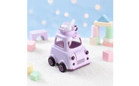 BPA-Free Plastic Plastic Cartoon Car Cup Clear Lid Children's Straw Cup Rounded Details Kids Tableware