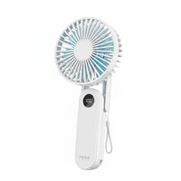 Quiet Operation Handheld Fan Lightweight Portable Folding Fan Adjustable Speeds 5 Speed Settings for Office Workers, Commuters, Travelers, Travel, Outdoor