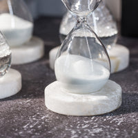 Creative Hourglass Ornament with Natural Ore Sand for Modern Desk & Office Decor