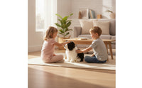 Stuffed Border Collie Realistic Stuffed Dog Stuffed Dog Standing Plushie Soft for Children, Playroom, Nursery