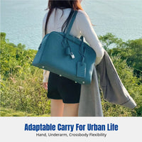 Genuine Leather Classic Bag, Minimalist Luxury Women's Shoulder Handbag, Premium Cowhide, Underarm & Crossbody