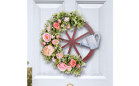 Watering Can Wreath Floral Wreath for Outdoor
