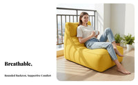 Comfortable Bean Bag Lounger Space-Saving adjustable Floor pad stylish Design Indoor Seating Breathable for Young Adults, Students, video game enthusiasts, Bedroom, Lounging, Dorm Room, Playroom