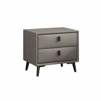 Minimalist design Two-Drawer End Table Modern Design Nightstand Space-Saving Storage Furniture space-efficient Size for Apartment Dwellers, homeowners, Bedroom, Small areas, Dorm Room, Entryway