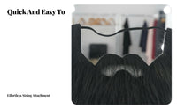 Fake Beard Realistic Look Costume Mustache and Beard Elastic Strap Costume Mustache for Actors, Cosplayers, Stage Play, Performance, Halloween