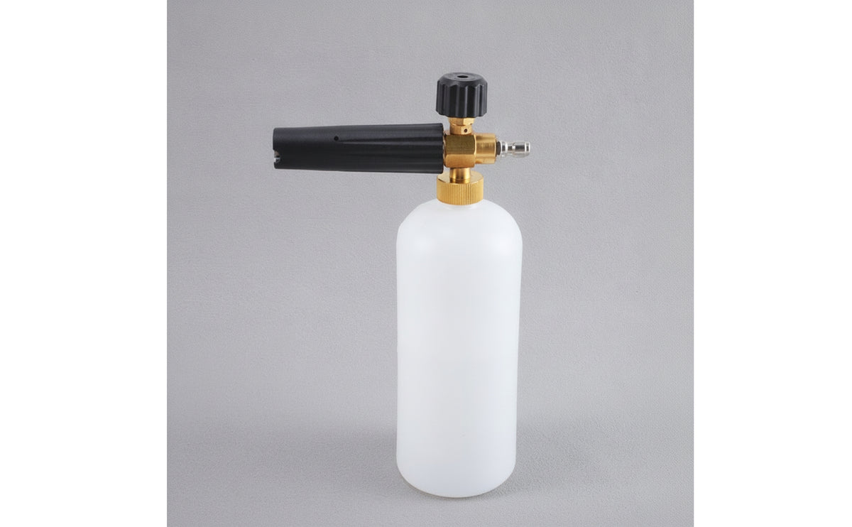 Easy to Fill Car Wash Foam Cannon Heavy-Duty Foam Cannon with Adjustable Nozzle Long-Lasting Sprayer with Quick-Connect Fitting Handheld for Driveway, Garage